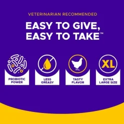 VetriScience Pinchers X-Large Pill Hiding Treats for Dogs, Chicken Flavor