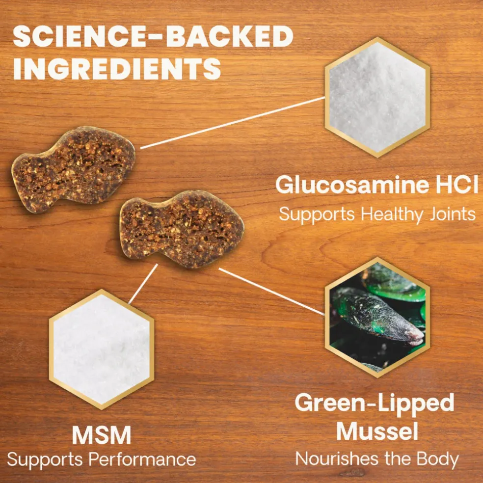 VetriScience Ultimate Strength Healthy Hip & Joint GlycoFlex Plus Chews for Cats (30 Soft Chews)