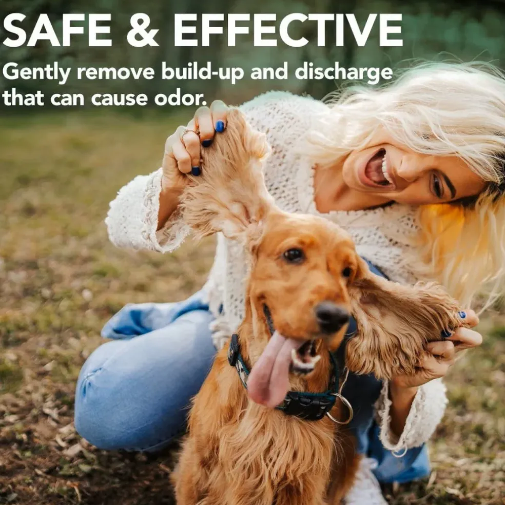 Vet's Best Ear Relief Finger Wipes for Dogs (50 ct)