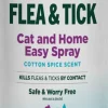 Vet's Best Flea & Tick Cat and Home Spray Cotton Spice Scent (14 oz)
