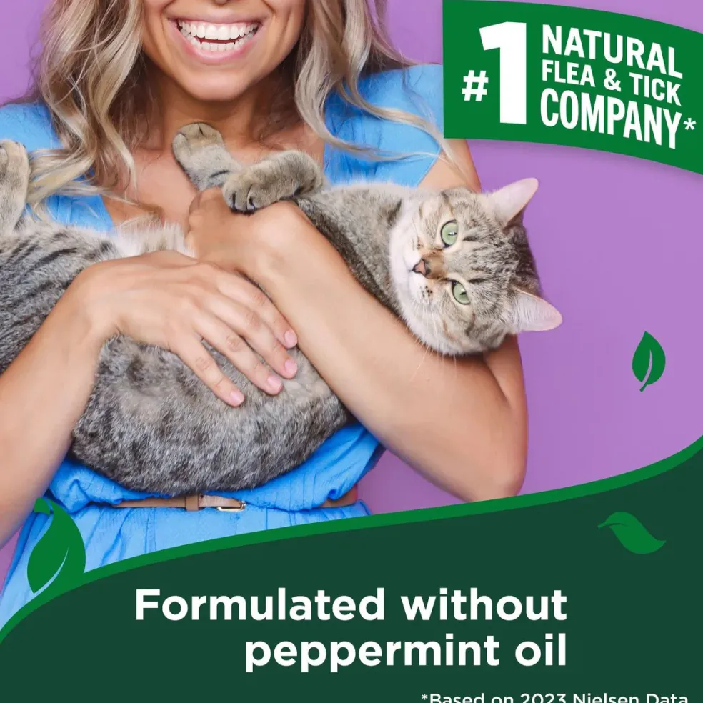 Vet's Best Flea & Tick Cat and Home Spray Cotton Spice Scent (14 oz)