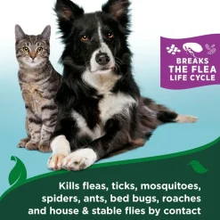 Vet's Best Flea & Tick Cat and Home Spray Cotton Spice Scent (14 oz)
