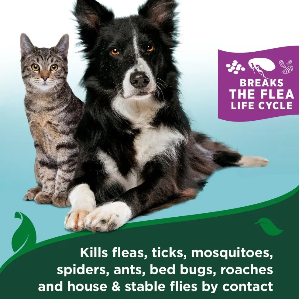 Vet's Best Flea & Tick Cat and Home Spray Cotton Spice Scent (14 oz)