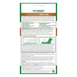 Vet's Best Flea & Tick Drops for Small Dogs under 15lbs (4 count)