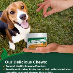 Vet's Best Flea & Tick Itch Support Supplement for Dogs (60 soft chews)