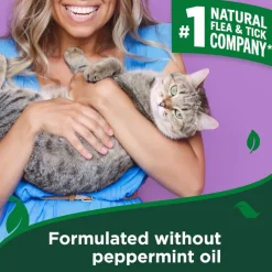 Vet's Best Flea & Tick Waterless Bath for Cats Cotton Spice Scent (5 oz)