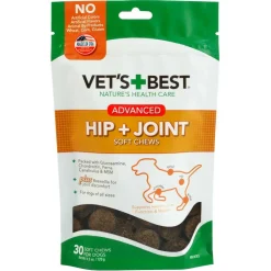 Vet's Best Hip + Joint Advanced Supplement For Dogs (30 Soft Chews)