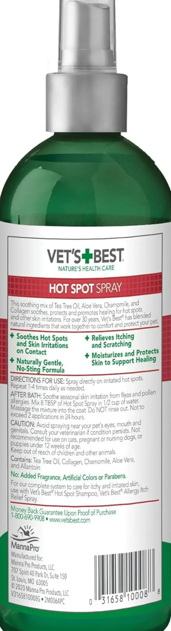 Vet's Best Hot Spot Itch Relief Spray For Dogs