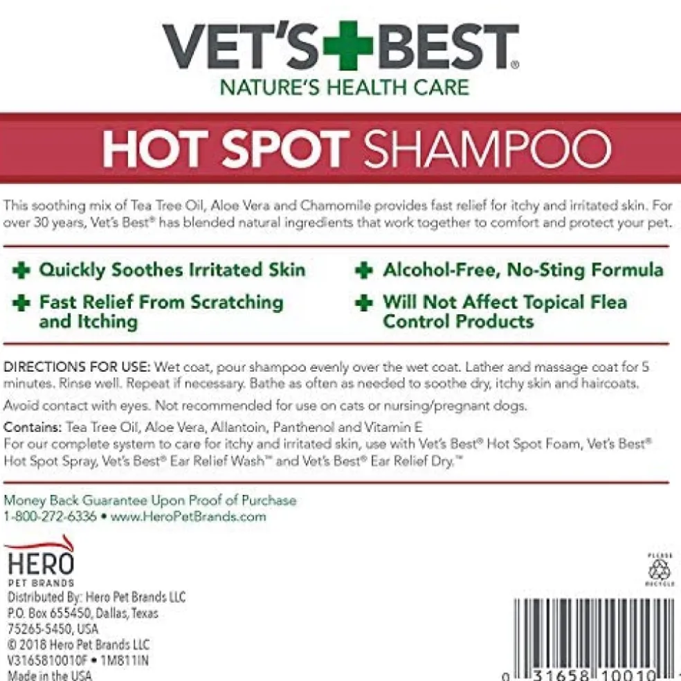 Vet's Best Hot Spot Shampoo (16 oz)