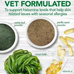 Vet's Best Seasonal Allergy Support Chewable Tablets For Dogs (60 Tablets)