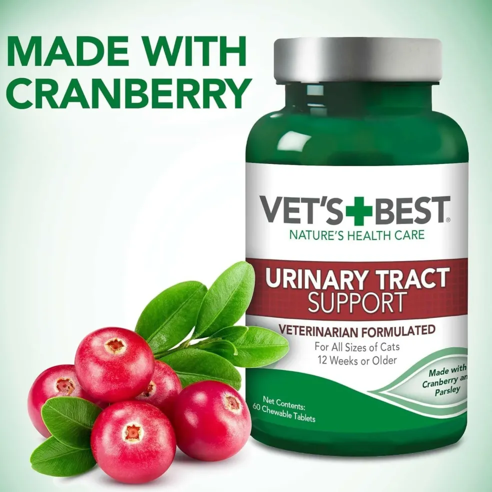 Vet's Best Urinary Tract Support For Cats (60 tablets)