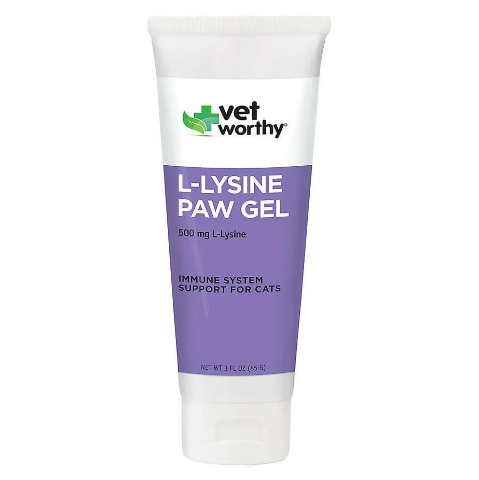 Vet Worthy L-Lysine Paw Gel for Cats 3 oz