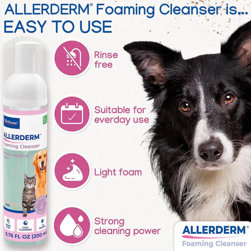 Virbac Allerderm Foaming Cleanser For Dogs & Cats (6.76 oz)