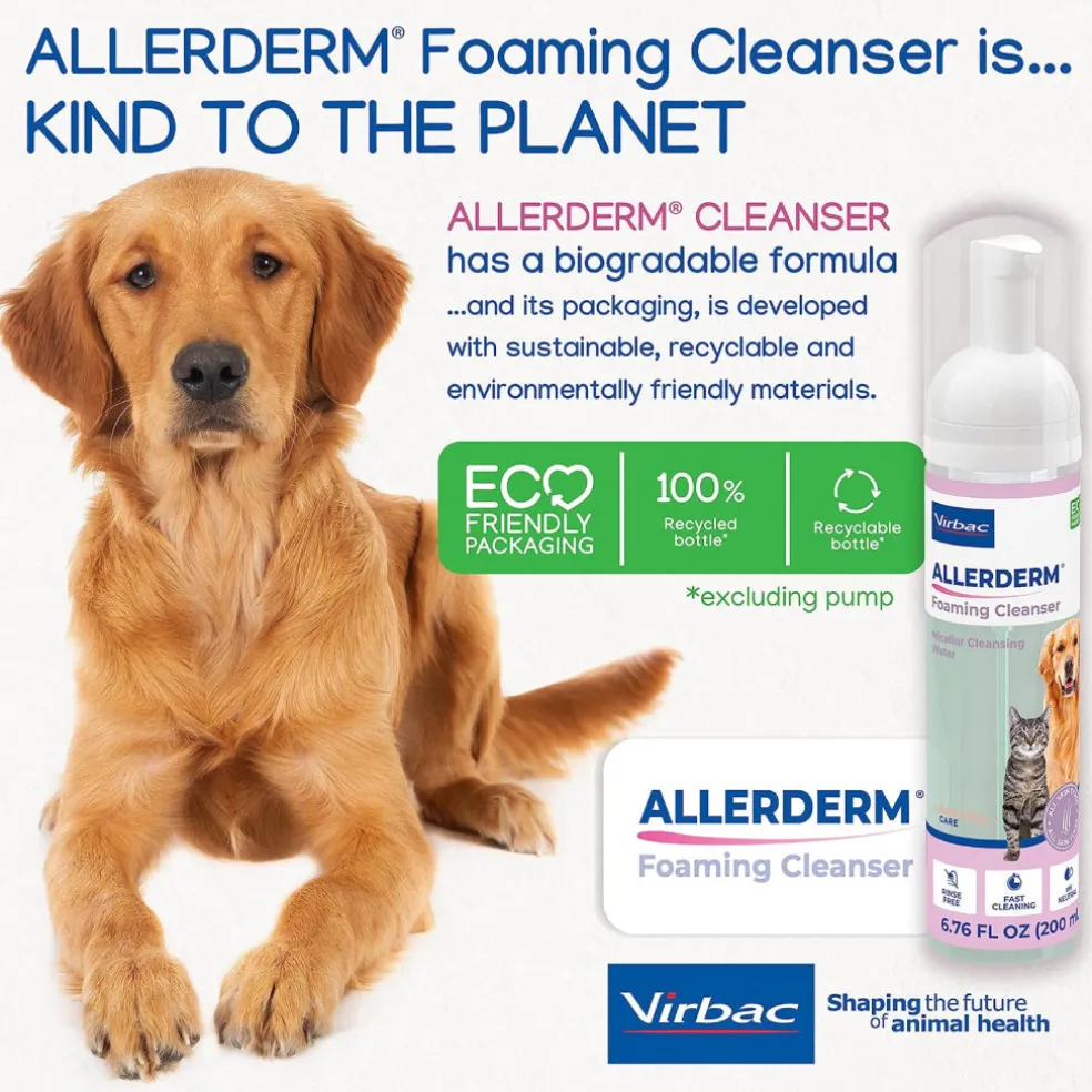 Virbac Allerderm Foaming Cleanser For Dogs & Cats (6.76 oz)