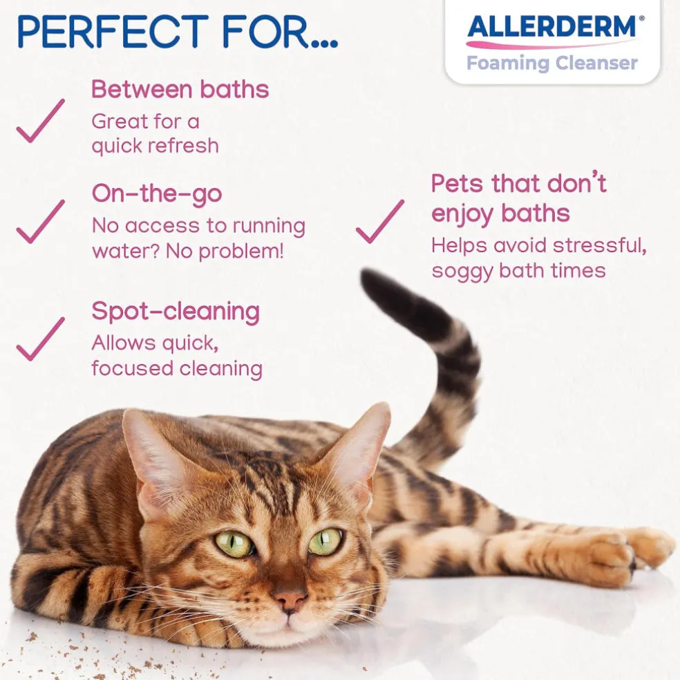 Virbac Allerderm Foaming Cleanser For Dogs & Cats (6.76 oz)