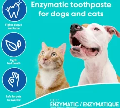 Virbac C.E.T. Enzymatic Toothpaste for Dogs & Cats, 2.5 oz