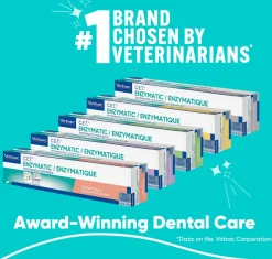Virbac C.E.T. Enzymatic Toothpaste for Dogs & Cats, 2.5 oz