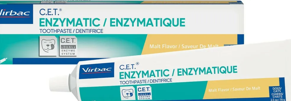 Virbac C.E.T. Enzymatic Toothpaste for Dogs & Cats, 2.5 oz