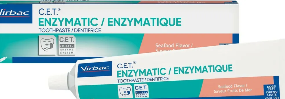 Virbac C.E.T. Enzymatic Toothpaste for Dogs & Cats, 2.5 oz