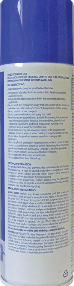 Virbac Knockout E.S. Area Treatment Carpet Spray (16 oz)