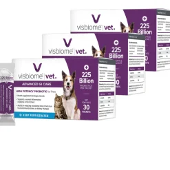 Visbiome Vet High Potency Probiotic Packets for Dogs & Cats, 30-count
