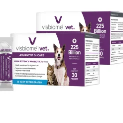 Visbiome Vet High Potency Probiotic Packets for Dogs & Cats, 30-count