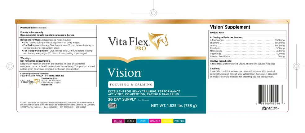 Vita Flex Vision Focusing & Calming Supplement for Horses (1.625 lb)