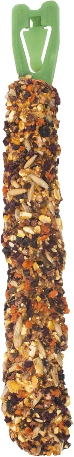 Vitakraft Crunch Sticks Apricot & Cherry Flavor Treats for Parrots, 2 Sitcks