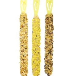 Vitakraft Crunch Sticks Honey, Egg, Orange, Apricot, Sesame & Banana Variety Pack Treats for Parakeets, 3 Sitcks