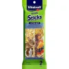 Vitakraft Crunch Sticks Popped Grains, Honey & Wild Berry Variety Pack Treats for Rabbits & Guinea Pigs, 2 Sitcks