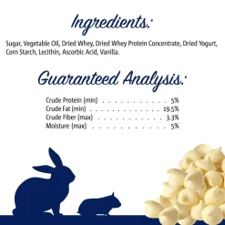Vitakraft Drops with Yogurt Treats for Rabbits, Guinea Pigs & Hamsters, 5.3-oz