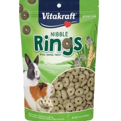 Vitakraft Nibble Rings Small Animal Treat, 10.6-oz