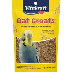 Vitakraft Oat Groats Treats for Parakeets & Other Small Birds, 8-oz
