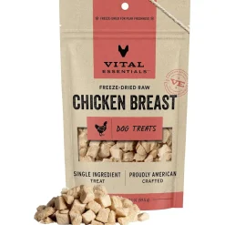 Vital Essentials Freeze-Dried Raw Chicken Breast Treats For Dogs
