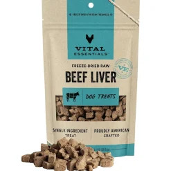 Vital Essentials Freeze-Dried Raw Beef Liver Treats For Dogs