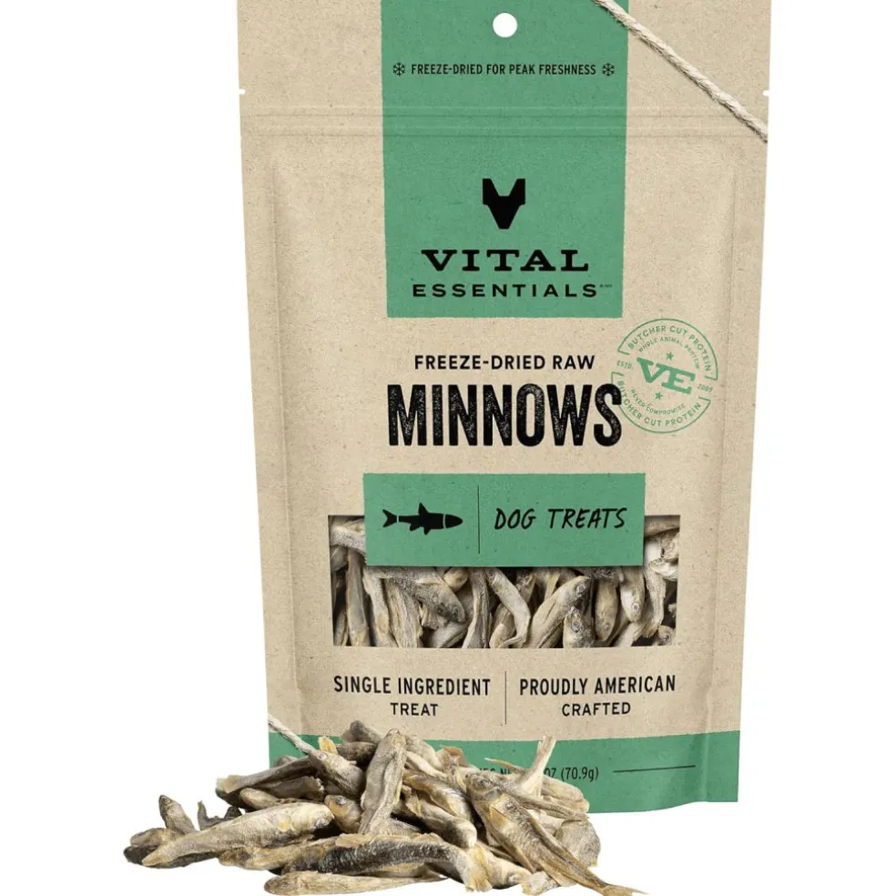 Vital Essentials Freeze-Dried Raw Minnows Treats For Dogs