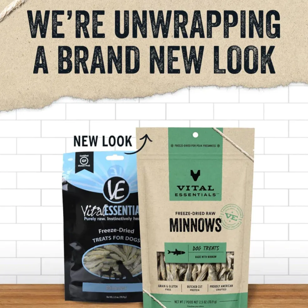 Vital Essentials Freeze-Dried Raw Minnows Treats For Dogs