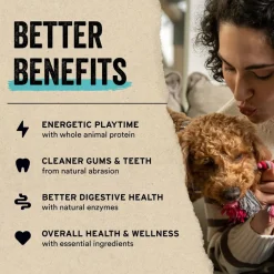 Vital Essentials Freeze-Dried Raw Protein Mix-In Ground Topper for Dogs