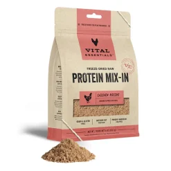 Vital Essentials Freeze-Dried Raw Protein Mix-In Ground Topper for Dogs