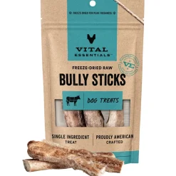 Vital Essentials Freeze-Dried Bully Sticks Dog Treats, 1.4-oz