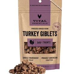 Vital Essentials Freeze-Dried Turkey Giblets Treats for Dogs, 2-oz