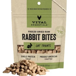 Vital Essentials Freeze-Dried Raw Rabbit Bites Treats For Cats (0.9 oz)