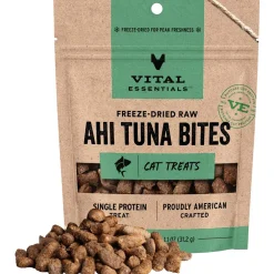 Vital Essentials Freeze-Dried Ahi Tuna Treats for Cats, 1.1-oz