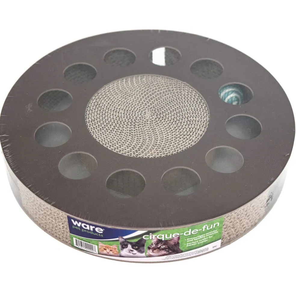Ware Cirque-de-fun Corrugated Toy for Cats