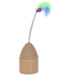 Ware Corrugated Bat-N-Bounce Cat Toy