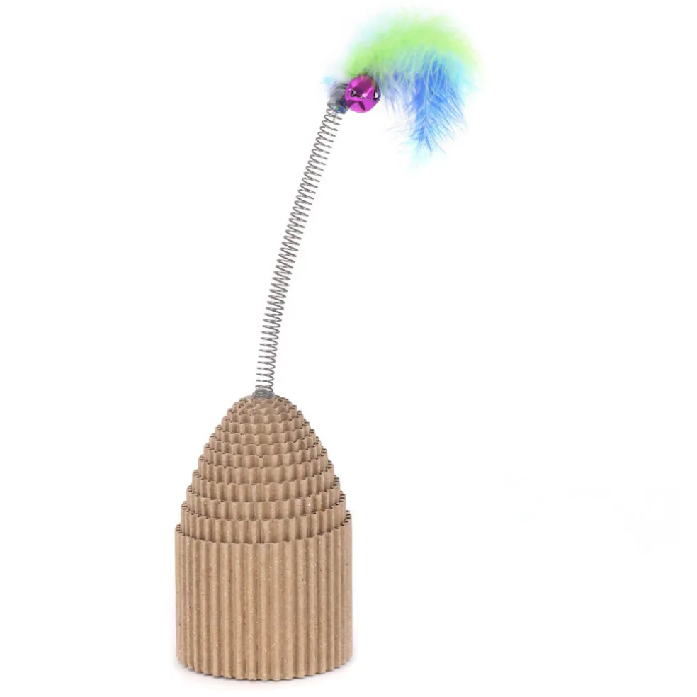 Ware Corrugated Bat-N-Bounce Cat Toy