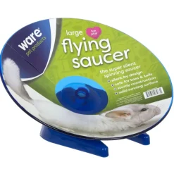 Ware Flying Saucer Exercise Wheel for Small Pets, Color Varies