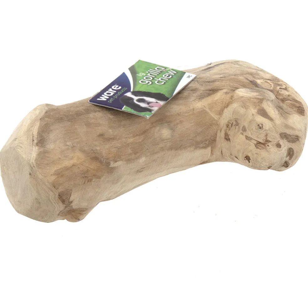 Ware Gorilla Chew, Large, Long Lasting Wood Chew for Dogs, 1 count
