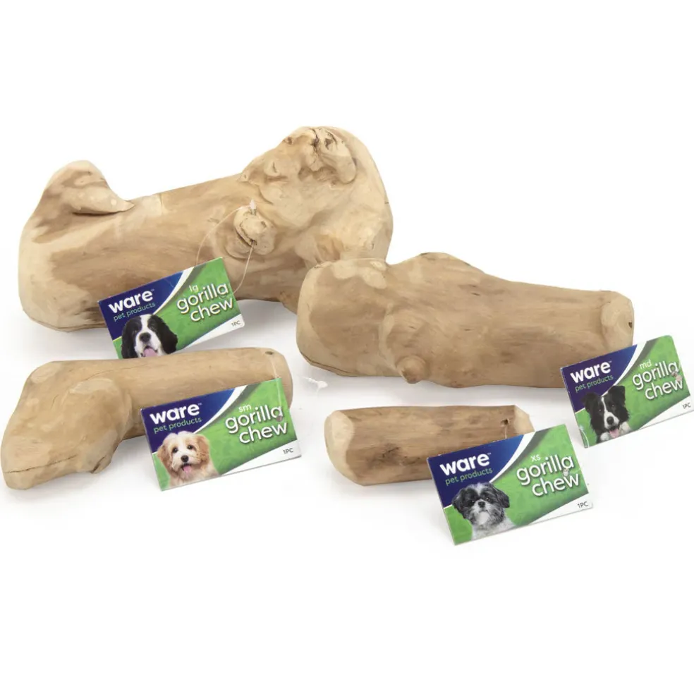 Ware Gorilla Chew, Large, Long Lasting Wood Chew for Dogs, 1 count