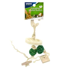 Ware Hanging Loofah Bunch Toy for Small Animals, 1-count